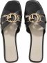 Guess Zwarte Leren Sandalen met Bandjes Symo Black Dames - Thumbnail 24