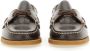 Hereu Brown Calf Leather Boat Moccasins in bruin - Thumbnail 2