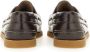 Hereu Brown Calf Leather Boat Moccasins in bruin - Thumbnail 3