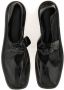 Hereu Crinkled Lambskin Shoes With Knot Detail in zwart - Thumbnail 4