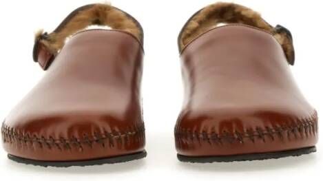 Hereu Hoge hakken "Cargol" Shearling Slingback in bruin