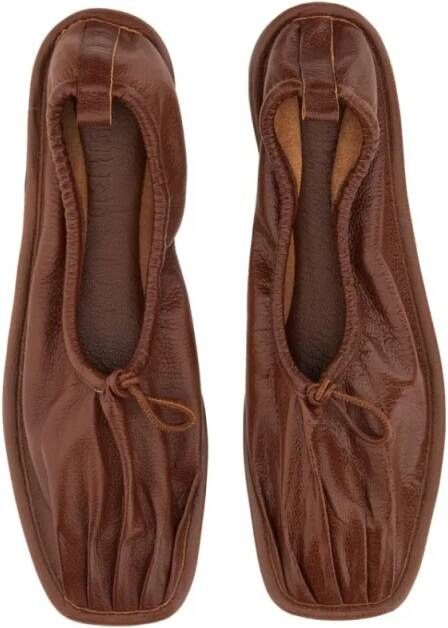 Hereu "Puntera" Supplement Dancer Flats in bruin