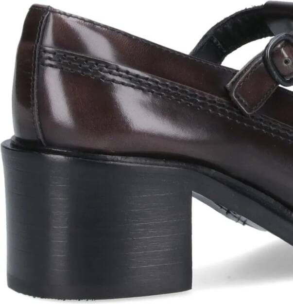 Hereu "Sio" Heel Loafers in zwart