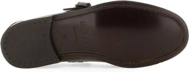 Hereu T-Bar "Alber" Moccasin in bruin