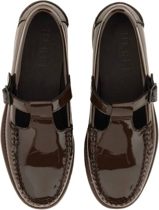 Hereu T-Bar "Alber" Moccasin in bruin