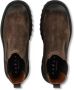 Hogan Boots Brown Leather Ankle Boots With Black Sole in zwart - Thumbnail 2