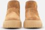 Hogan Boots Camel Suede Ankle Boots With Chunky Sole in bruin - Thumbnail 3