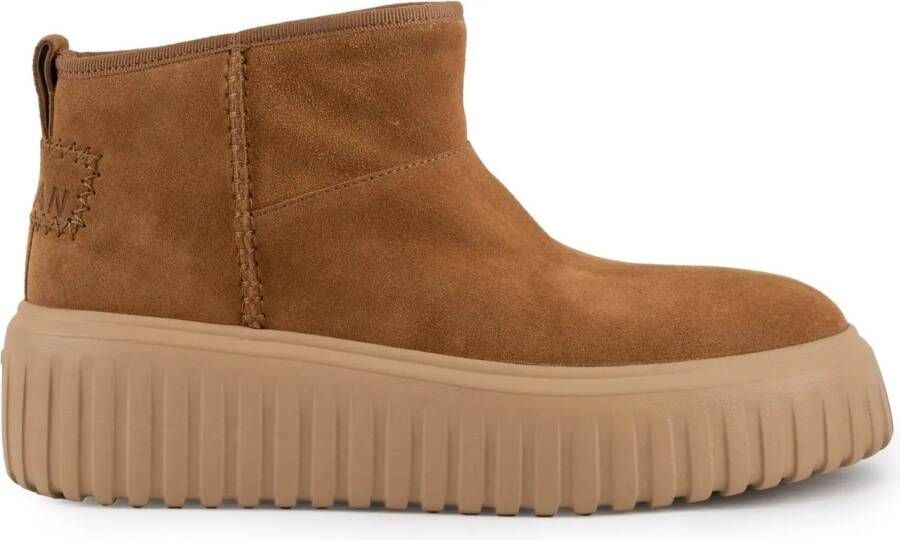 Hogan Boots Dames H-Stripes Boot Basso in bruin