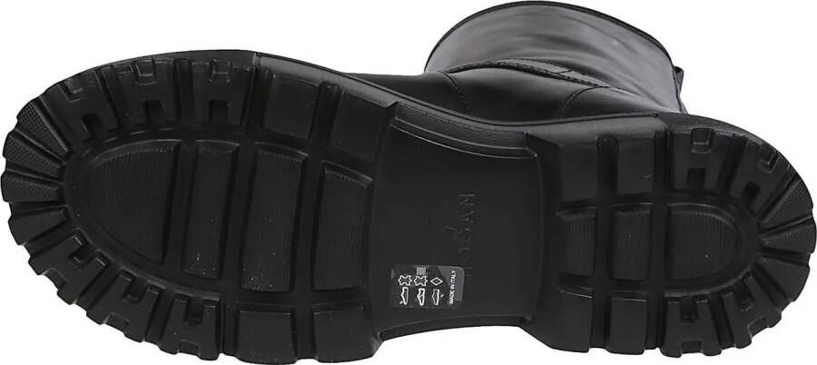 Hogan Boots H619 Biker Boots Black in zwart