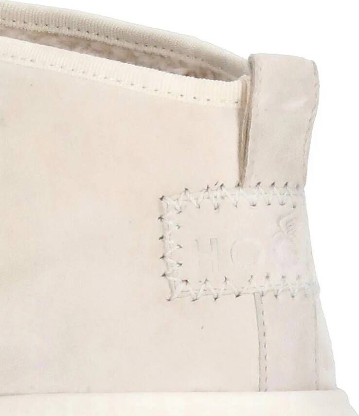 Hogan Boots H-Stripes Ankle Boots in beige