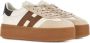 Hogan Low-Top Sneakers Beige Sneakers With Chunky Platform Sole in bruin - Thumbnail 3