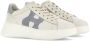 Hogan Low-Top Sneakers Beige Sneakers With Suede Accents And Sole in beige - Thumbnail 2
