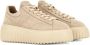 Hogan Low-Top Sneakers Beige Suede Sneakers With Lace-Up Front in beige - Thumbnail 3