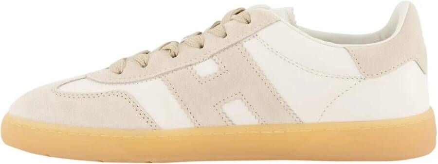 Hogan Low-Top Sneakers Dames Cool Sneaker Wit Beige in wit