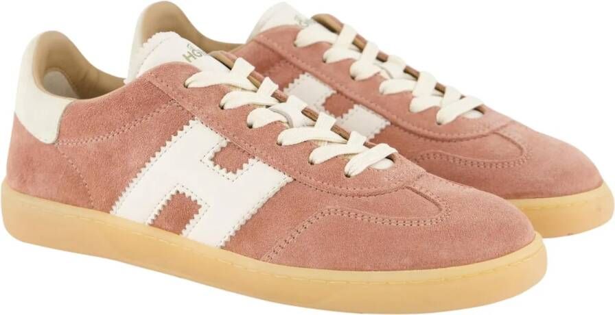 Hogan Low-Top Sneakers Dames Cool Sneaker Oud Roze in poeder roze