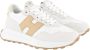 HOGAN Lage Sneakers Dames H641 Allacciato Maat: 41 Materiaal: Textiel Kleur: Beige - Thumbnail 9