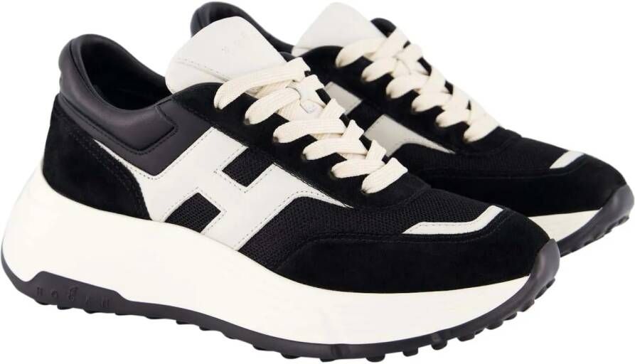 Hogan Low-Top Sneakers Dames H669 Sneaker Zwart Wit in zwart