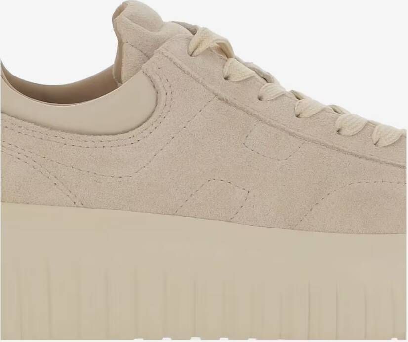 Hogan Low-Top Sneakers H-Stripes Sneakers in beige