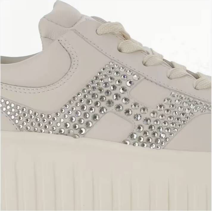 Hogan Low-Top Sneakers H-Stripes Sneakers in wit