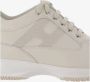 Hogan Low-Top Sneakers Interactive Leather Sneakers in beige - Thumbnail 3