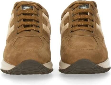 Hogan Low-Top Sneakers Interactive Sneaker in bruin