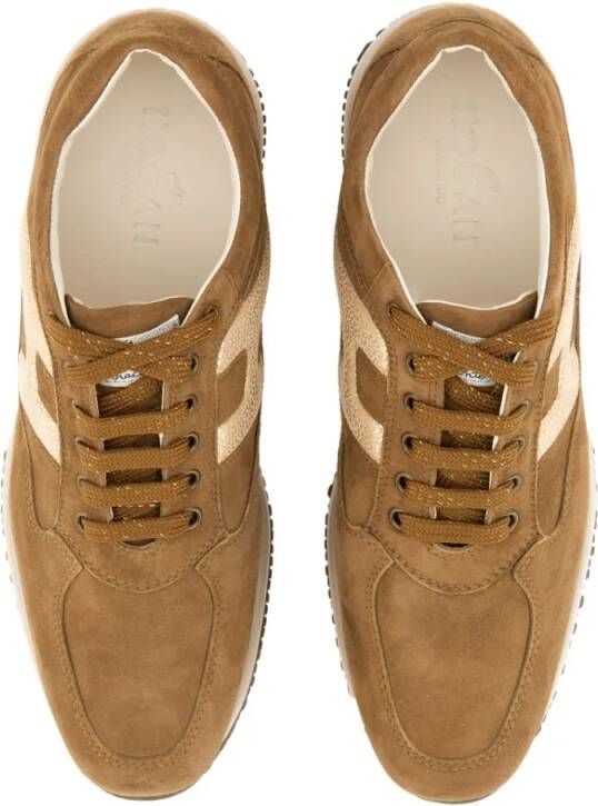 Hogan Low-Top Sneakers Interactive Sneaker in bruin