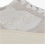 Hogan Low-Top Sneakers Leather Sneakers With Glitter Logo in wit - Thumbnail 3