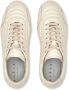 Hogan Low-Top Sneakers Minimalist White Leather Sneakers With Textured Gr in beige - Thumbnail 2