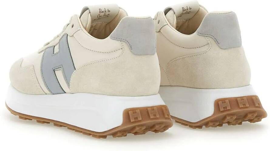 Hogan Low-Top Sneakers Ivory H641 Leather Sneakers in beige