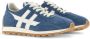 Hogan Low-Top Sneakers Soft Suede Sneakers With Contrasting Stripes in blauw - Thumbnail 2
