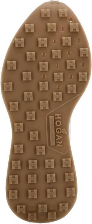 Hogan Low-Top Sneakers White Smooth Leather Sneakers in wit