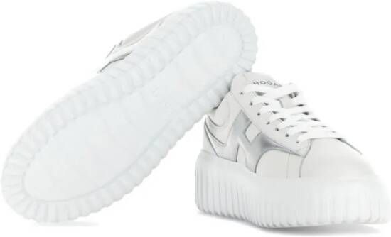 Hogan Low-Top Sneakers Silver in wit