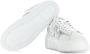 Hogan Low-Top Sneakers Silver in wit - Thumbnail 3