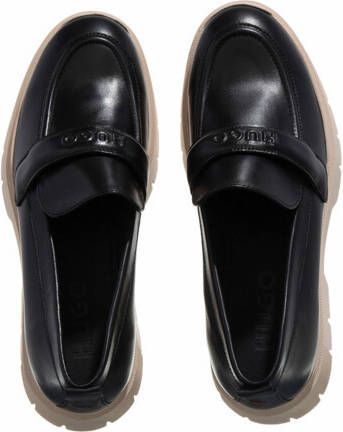 HUGO Loafers & ballerina schoenen Kris Moccassin-N 10248217 01 in zwart