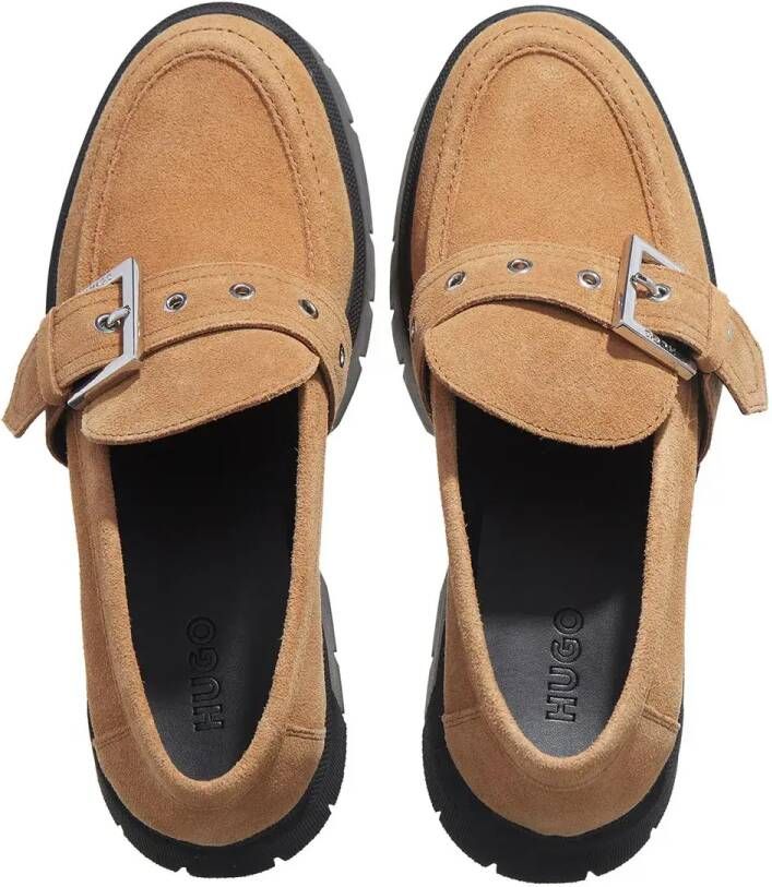HUGO Loafers Kris Loafer in bruin