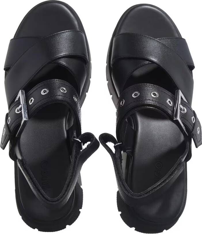 HUGO Sandalen Kris Sandal in zwart