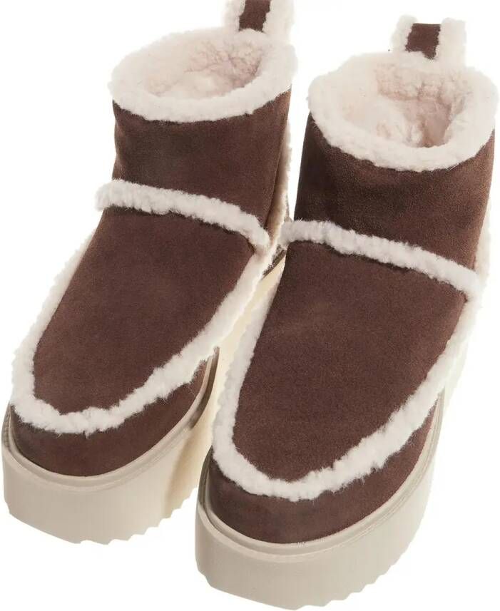 INUIKII Winterlaarzen Classic Low Shearling in bruin