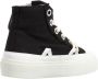 INUIKII High-Top Sneakers DISTRESSED MATILDA in zwart - Thumbnail 3