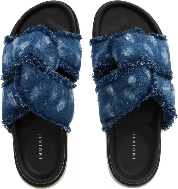 INUIKII Slippers & Mules Soft Crossed Jeans in blauw