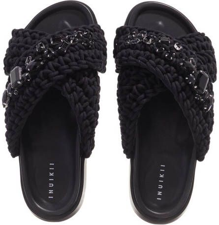 INUIKII Sandalen Woven Stones in black