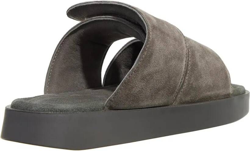 INUIKII Slippers & Mules Classic Suede Velcro in taupe