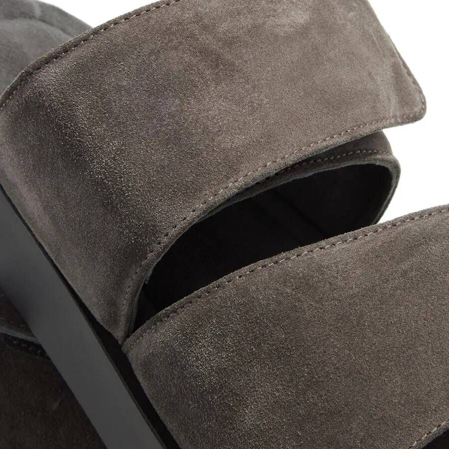 INUIKII Slippers & Mules Classic Suede Velcro in taupe