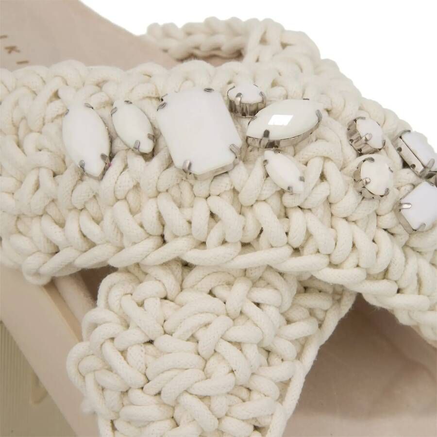 INUIKII Slippers & Mules Woven Stones in crème