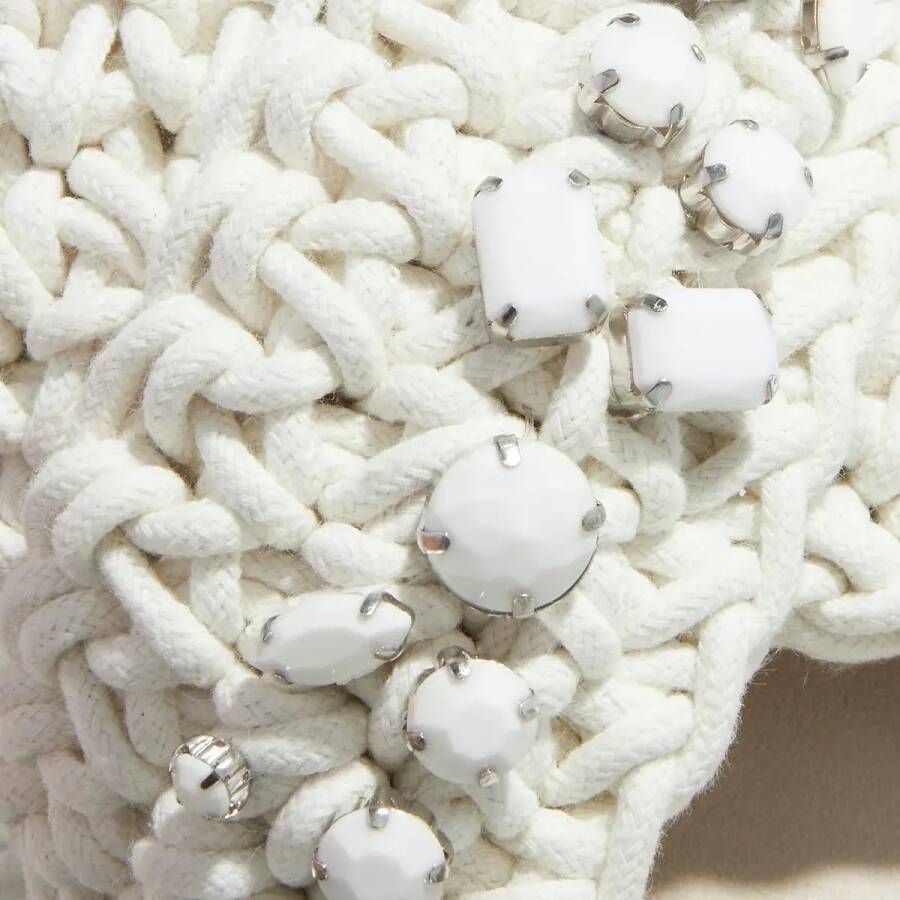 INUIKII Slippers & Mules Woven Stones Platform in wit