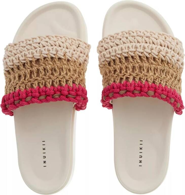 INUIKII Slippers Loose Knitted in beige