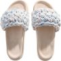 INUIKII Slippers & Mules Multilace Slide in blauw - Thumbnail 3