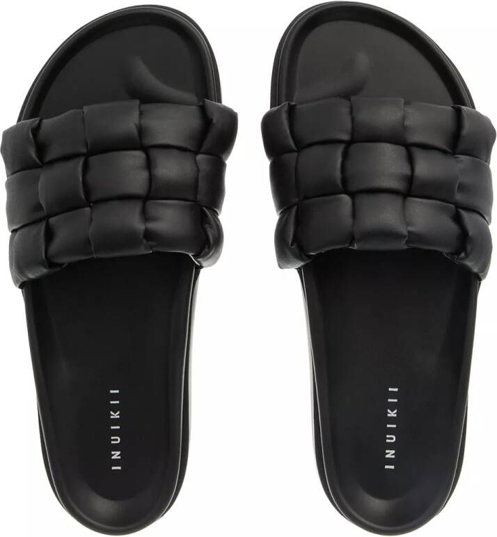 INUIKII Slippers & Mules Padded Braided in zwart