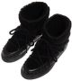 INUIKII Comfy outdoor FAshion Curly Rock Enkelboots Enkellaarsjes Dames Zwart - Thumbnail 13