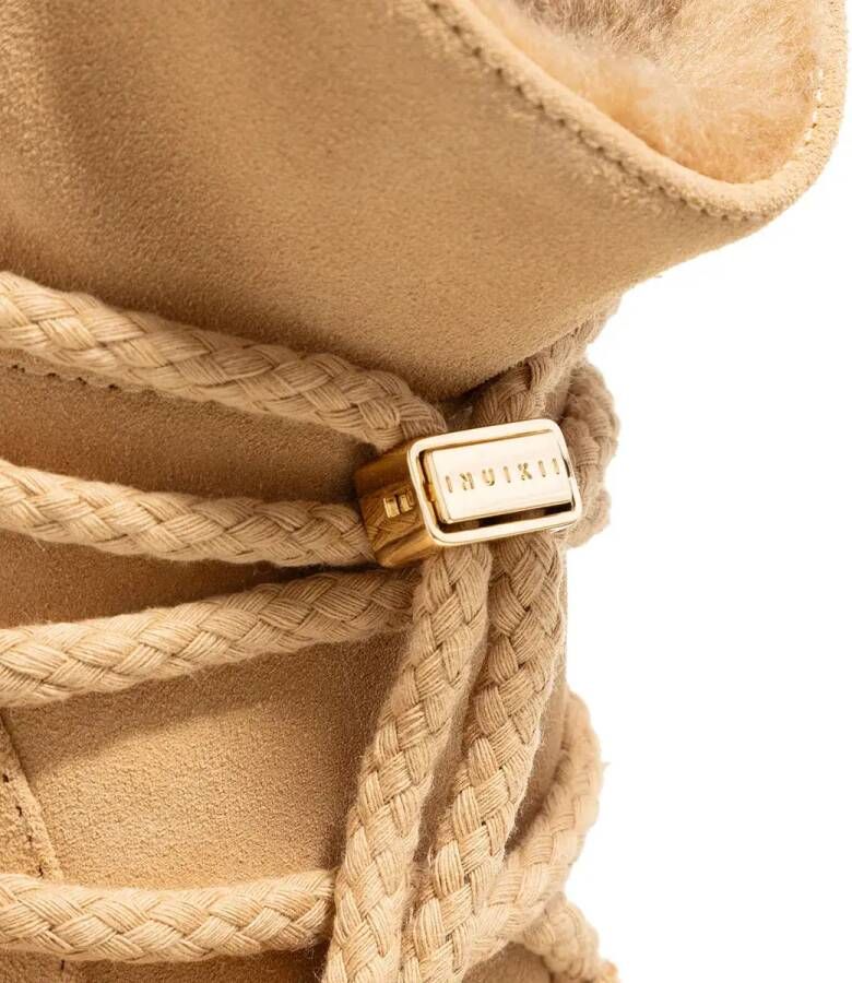 INUIKII Winterlaarzen Classic Low Platform in beige