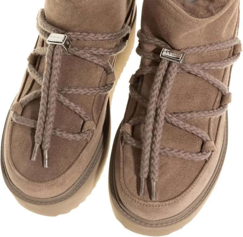 INUIKII Winterlaarzen Classic Low Platform in taupe